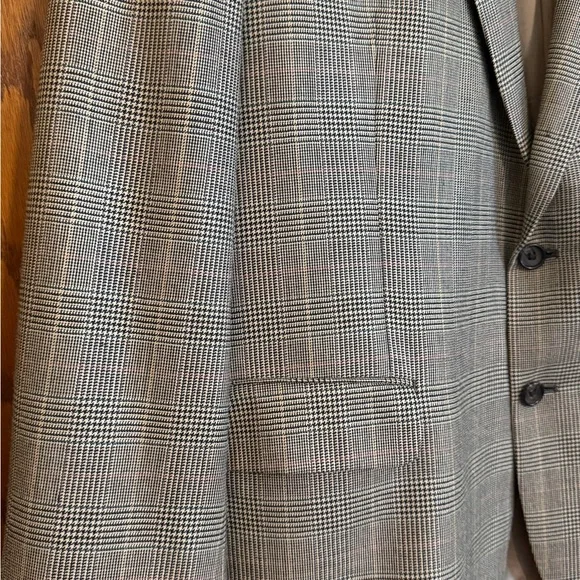 Ralph Lauren Plaid Blazer 48R Silk Wool Sport Coat Classic Preppy - Picture 8 of 11